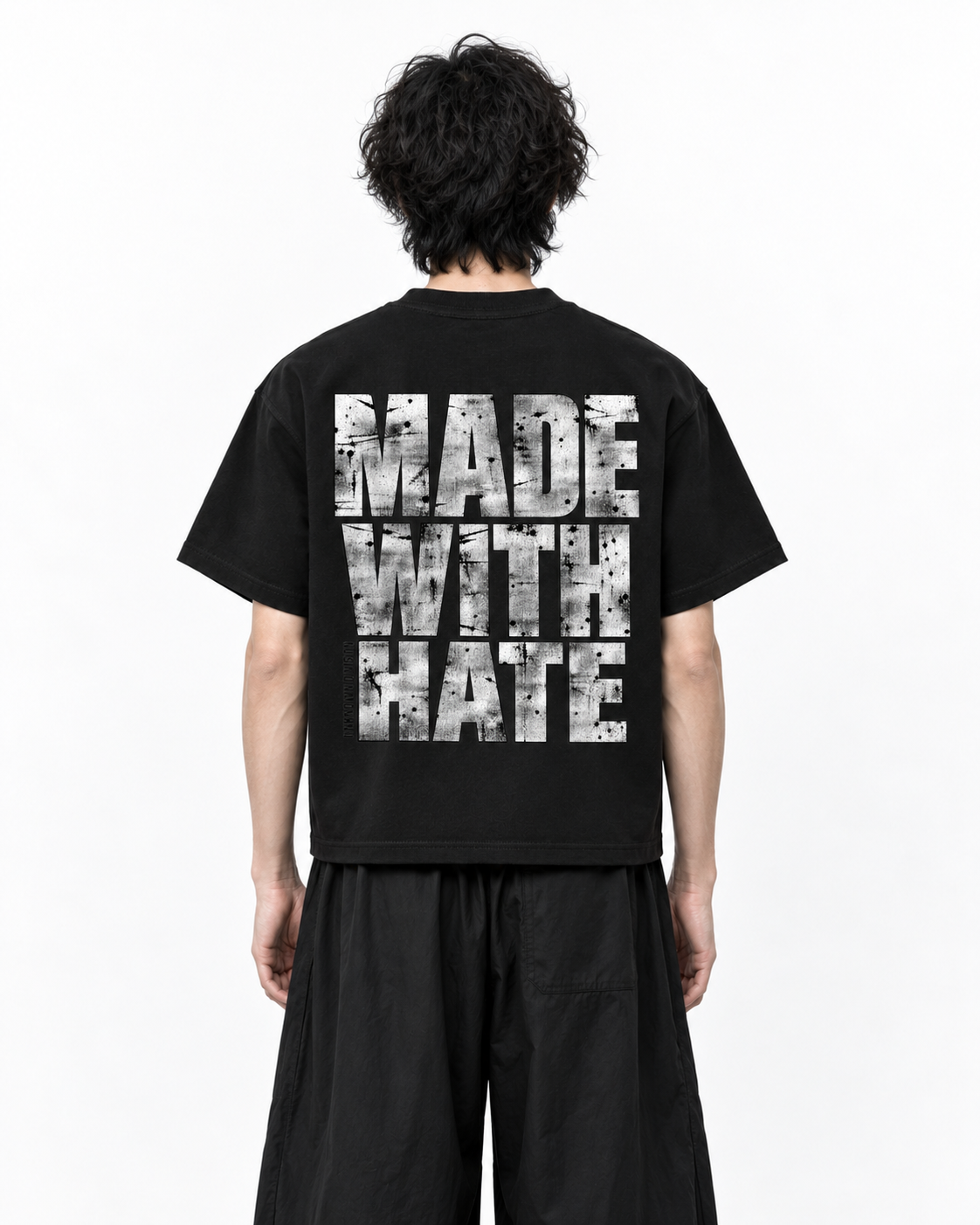 Made With Hate Black Boxy T-Shirt