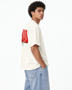 Bad Influence Off-White Boxy T-Shirt