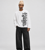 Fallen Knight White Waffle Tee