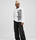 Fallen Knight White Waffle Tee