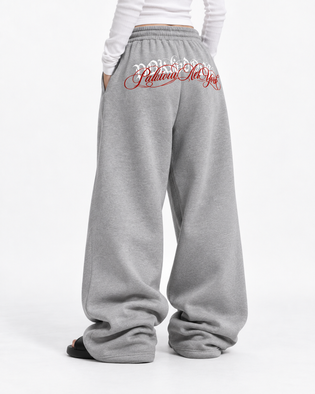 Poison Grip Grey Baggy Sweat Pant