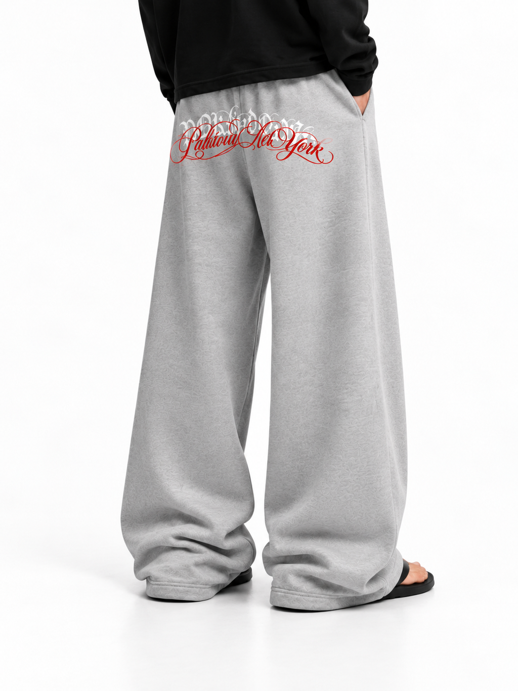 Poison Grip Grey Baggy Sweat Pant