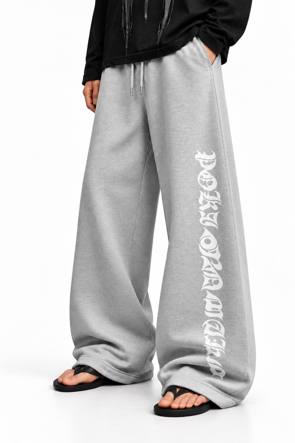 Poison Grip Grey Baggy Sweat Pant
