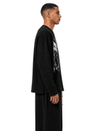 Saint Relic Black Waffle Tee