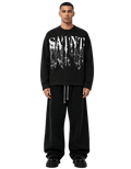 Saint Relic Black Waffle Tee
