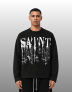 Saint Relic Black Waffle Tee
