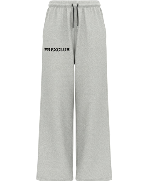 Grey Baggy Fit Sweatpants Front Design