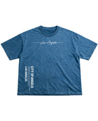 Denim Wash Boxy Fit T-shirt Front Design